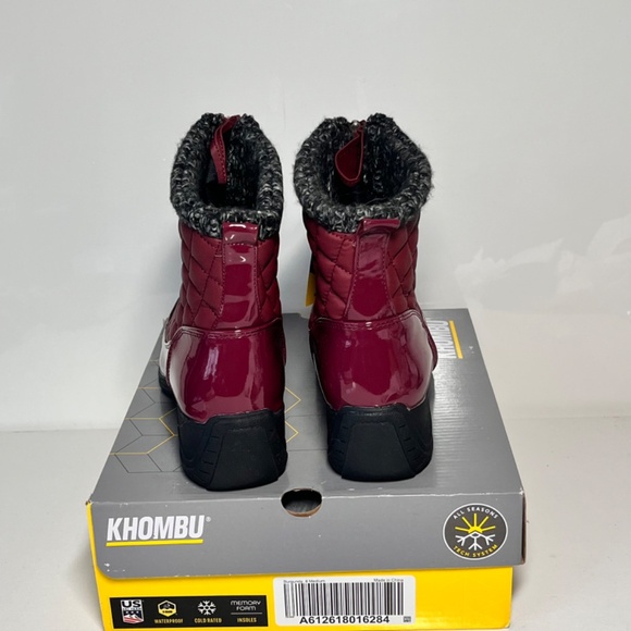 Khombu Megan Waterproof Front-Zip Winter Boots - Picture 5 of 6